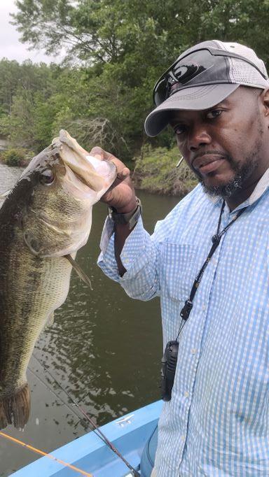 Bass caught at Rush Creek